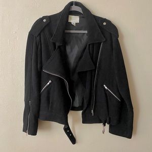 Urban Outfitters Wool Moto Coat